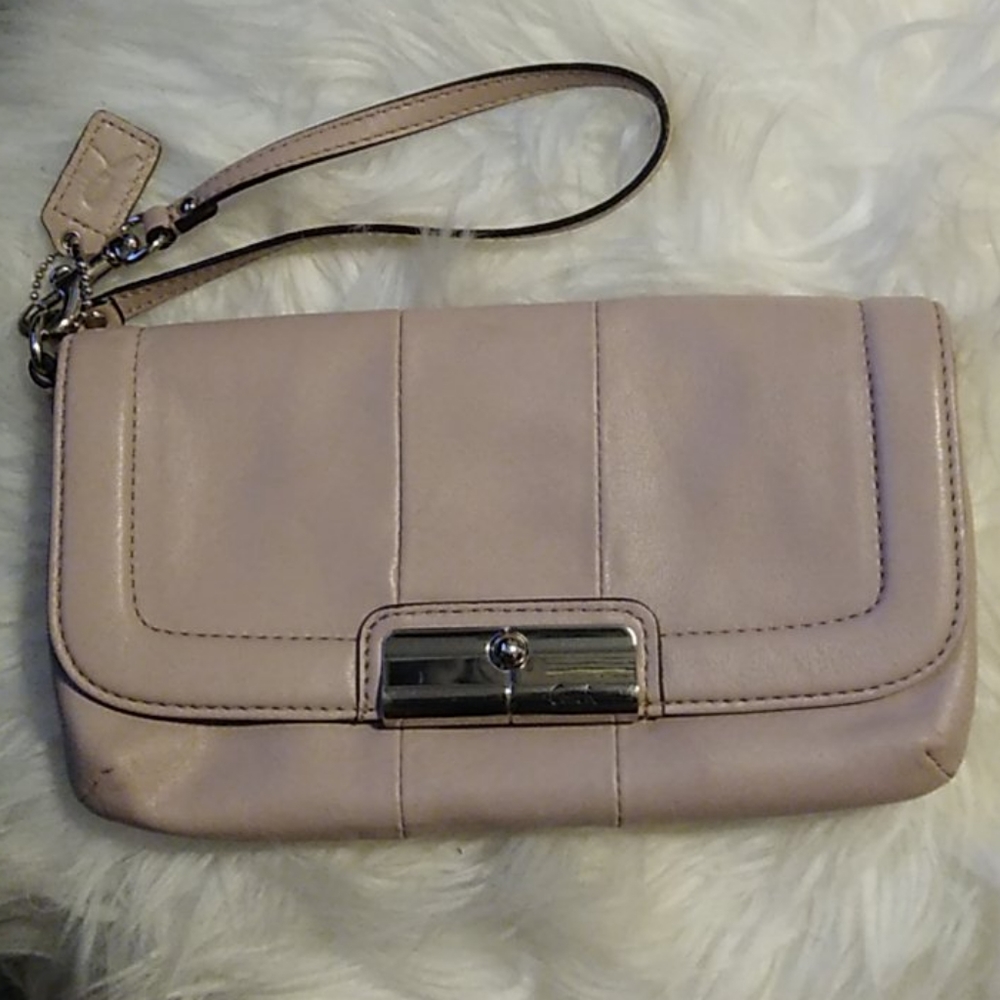Neon Pink Mini Clutch. main image 1